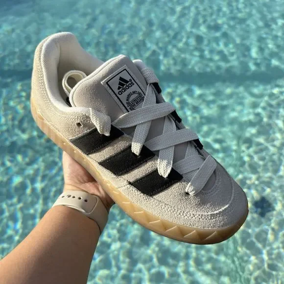 MEN'S Adidas Adimatic Low Sneaker Off White IE2226 - Picture 5 of 10